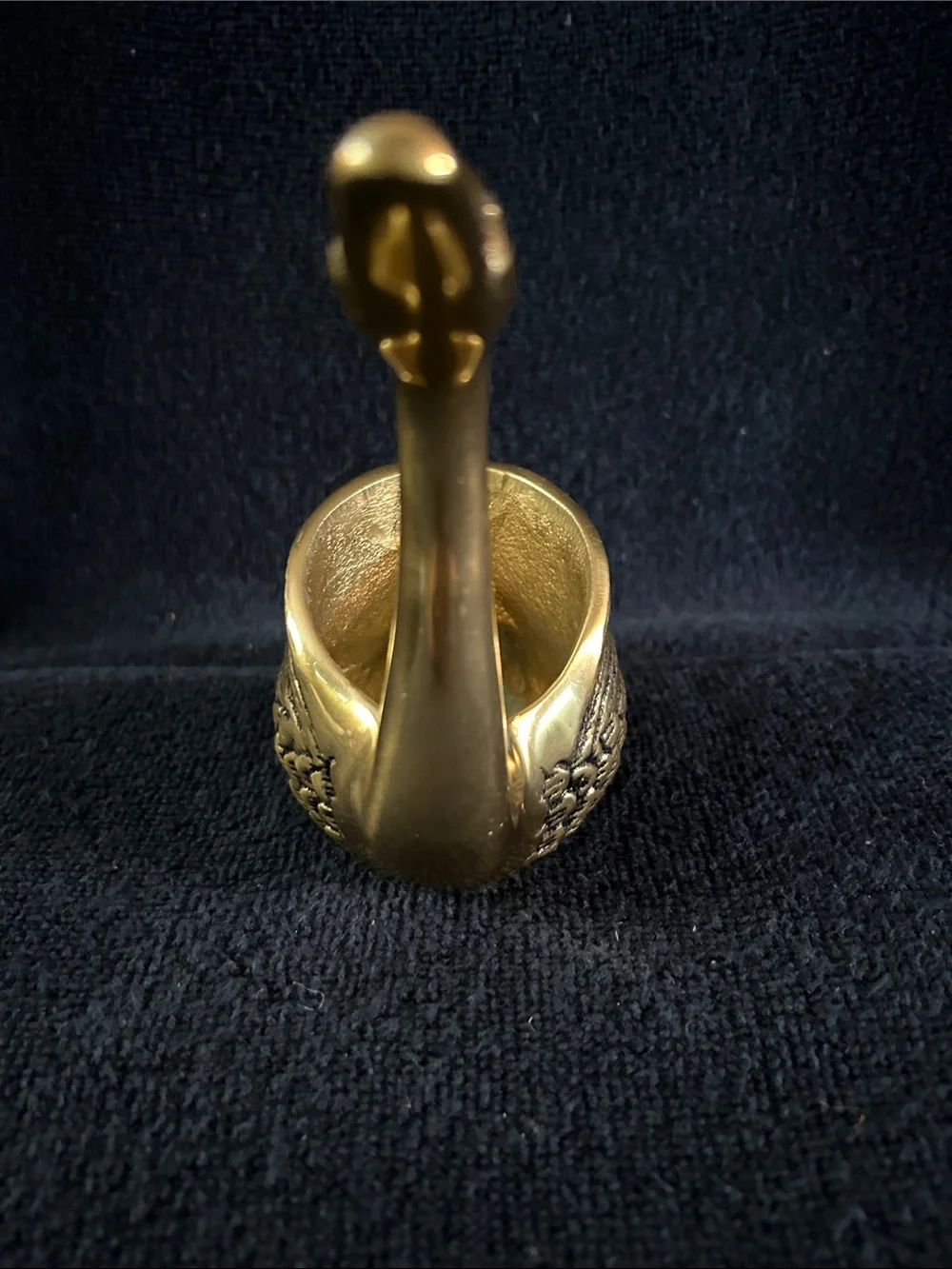 Behoma Brass Swan Decorative Votive Candle Holder
